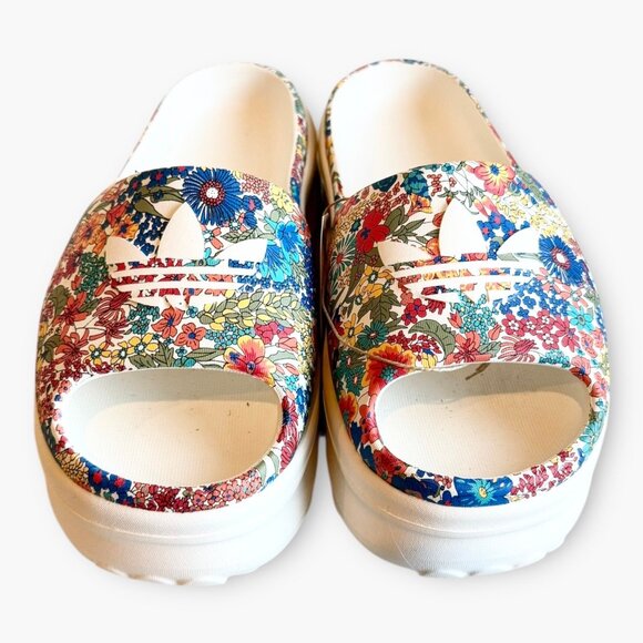 New! Adidas Originals Adifom Stan X Liberty London Slides Sz 6 - Picture 3 of 11